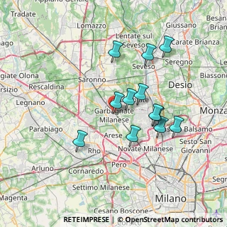 Mappa Viale Rimembranze, 20024 Garbagnate Milanese MI, Italia (6.3725)