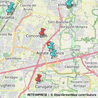 Mappa Via Don Benedetto Galbiati, 20864 Agrate Brianza MB, Italia (3.3275)