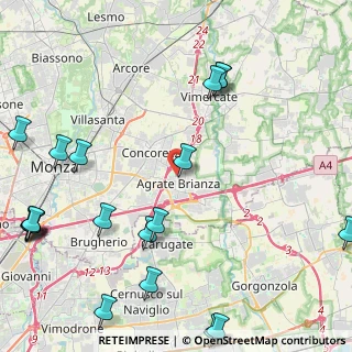 Mappa Via Don Benedetto Galbiati, 20864 Agrate Brianza MB, Italia (6.206)