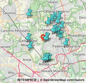 Mappa Via per Cesate, 20030 Senago MI, Italia (3.1715)