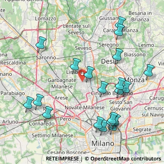 Mappa Via Sibilla Aleramo, 20030 Senago MI, Italia (9.7975)
