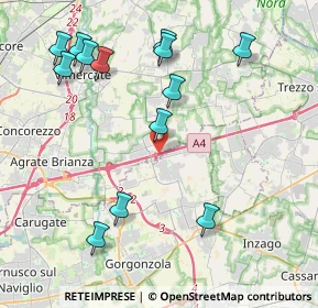 Mappa 20873 Trezzo sull'Adda MI, Italia (4.62692)