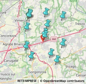 Mappa 20873 Trezzo sull'Adda MI, Italia (3.58643)