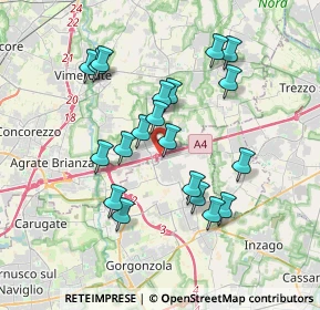 Mappa 20873 Trezzo sull'Adda MI, Italia (3.3635)