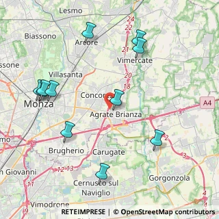 Mappa Via Madre Ada Bianchi, 20864 Agrate Brianza MB, Italia (4.70909)