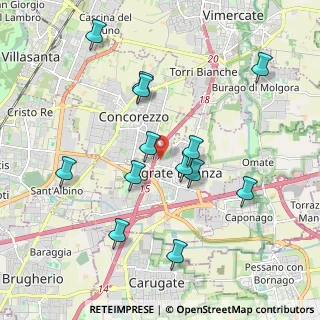 Mappa Via Madre Ada Bianchi, 20864 Agrate Brianza MB, Italia (1.94154)