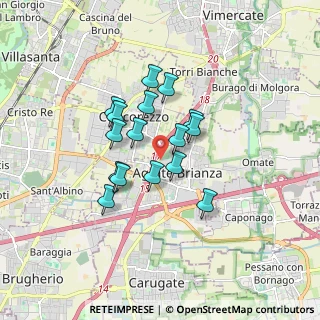 Mappa Via Madre Ada Bianchi, 20864 Agrate Brianza MB, Italia (1.27625)