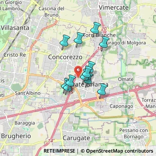 Mappa Via Madre Ada Bianchi, 20864 Agrate Brianza MB, Italia (1.21583)