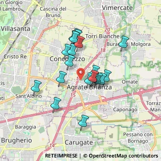 Mappa Via Madre Ada Bianchi, 20864 Agrate Brianza MB, Italia (1.485)