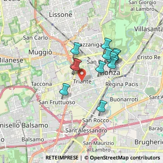 Mappa Viale Vittorio Veneto, 20052 Monza MB, Italia (1.41333)