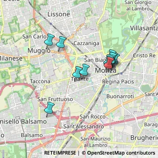 Mappa Viale Vittorio Veneto, 20052 Monza MB, Italia (1.59)
