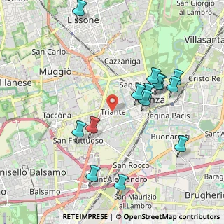 Mappa Viale Vittorio Veneto, 20052 Monza MB, Italia (2.09571)