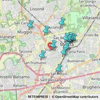Mappa Viale Vittorio Veneto, 20052 Monza MB, Italia (1.54733)
