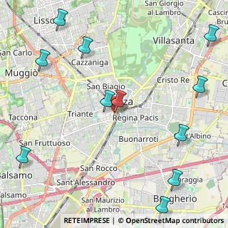 Mappa Corso Milano, 20052 Monza MB, Italia (2.90636)