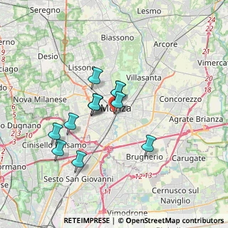 Mappa Corso Milano, 20052 Monza MB, Italia (2.76333)