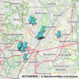 Mappa Corso Milano, 20052 Monza MB, Italia (3.32154)
