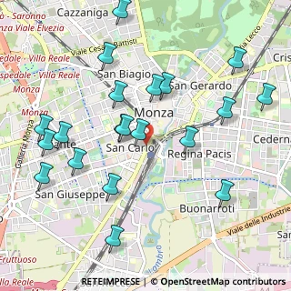 Mappa Corso Milano, 20052 Monza MB, Italia (1.1285)