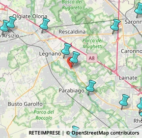 Mappa Via la Pira Giorgio, 20028 San Vittore Olona MI, Italia (6.21417)