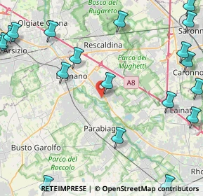 Mappa Via la Pira Giorgio, 20028 San Vittore Olona MI, Italia (6.549)