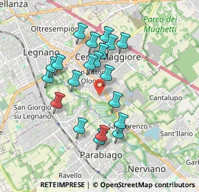 Mappa Via la Pira Giorgio, 20028 San Vittore Olona MI, Italia (1.6085)