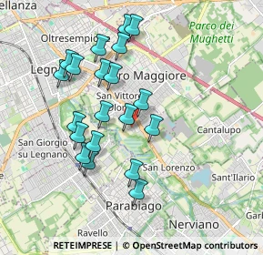 Mappa Via la Pira Giorgio, 20028 San Vittore Olona MI, Italia (1.729)