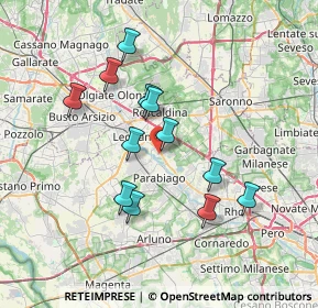 Mappa Via la Pira Giorgio, 20028 San Vittore Olona MI, Italia (6.41)