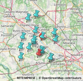 Mappa Via la Pira Giorgio, 20028 San Vittore Olona MI, Italia (6.30059)