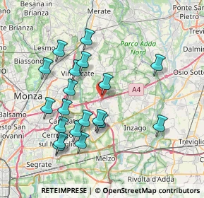 Mappa E64, 20873 Trezzo sull'Adda MI, Italia (7.46105)