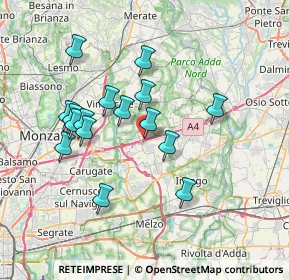 Mappa E64, 20873 Trezzo sull'Adda MI, Italia (6.61625)