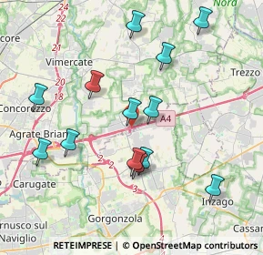 Mappa E64, 20873 Trezzo sull'Adda MI, Italia (3.93077)