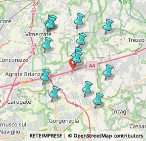 Mappa E64, 20873 Trezzo sull'Adda MI, Italia (3.585)