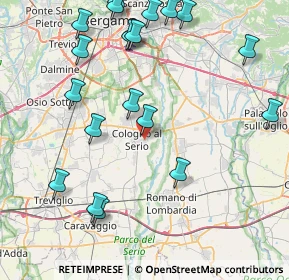 Mappa Via dei Caniana, 24055 Cologno Al Serio BG, Italia (9.954)
