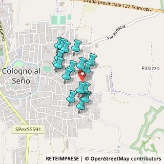 Mappa Via A. Fantoni, 24055 Cologno Al Serio BG, Italia (0.32222)