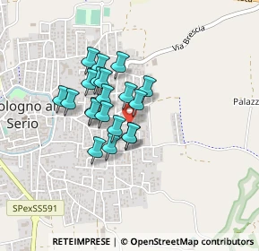 Mappa Via dei Caniana, 24055 Cologno Al Serio BG, Italia (0.304)