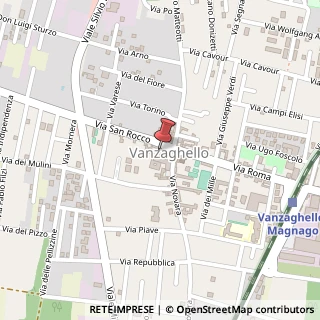 Mappa Piazza San Ambrogio, 23, 20020 Vanzaghello, Milano (Lombardia)