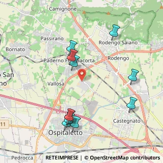 Mappa Via del Pavione, 25050 Paderno Franciacorta BS, Italia (2.21182)
