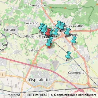 Mappa Via del Pavione, 25050 Paderno Franciacorta BS, Italia (1.3325)
