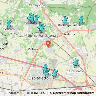 Mappa Via del Pavione, 25050 Paderno Franciacorta BS, Italia (2.62833)