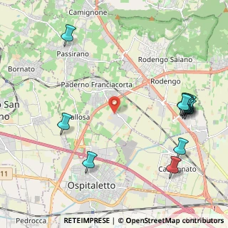 Mappa Via del Pavione, 25050 Paderno Franciacorta BS, Italia (2.66333)