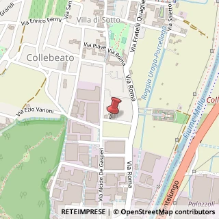 Mappa Via E. Vanoni, 2, 25060 Collebeato, Brescia (Lombardia)