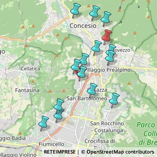 Mappa Via E. Vanoni, 25060 Collebeato BS, Italia (2.01867)