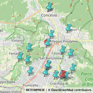 Mappa Via E. Vanoni, 25060 Brescia BS, Italia (2.50842)