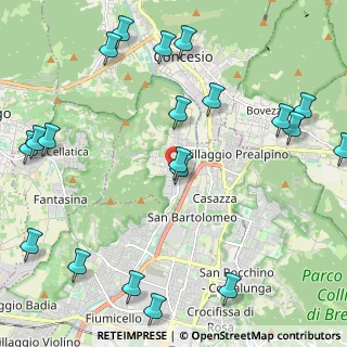 Mappa Via Vanoni, 25060 Collebeato BS, Italia (2.8615)