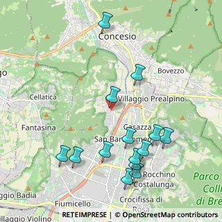 Mappa Via E. Vanoni, 25060 Collebeato BS, Italia (2.25571)