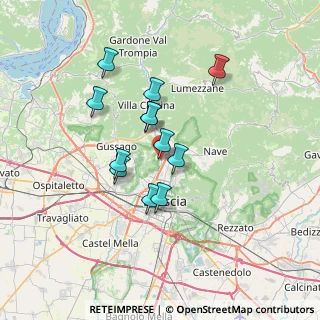 Mappa Via E. Vanoni, 25060 Collebeato BS, Italia (5.50333)