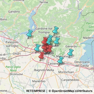 Mappa Via E. Vanoni, 25060 Collebeato BS, Italia (8.04357)
