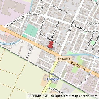 Mappa Via Brescia,  112, 25033 Cologne, Brescia (Lombardia)