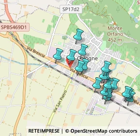 Mappa Via Brescia, 25033 Cologne BS, Italia (1.00833)