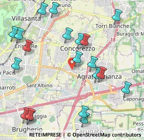 Mappa Via Salvo D'Acquisto, 20863 Concorezzo MB, Italia (2.532)