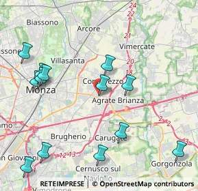 Mappa Via Salvo D'Acquisto, 20863 Concorezzo MB, Italia (4.84462)